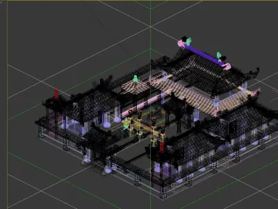 Ancient Architecture 3D model 15