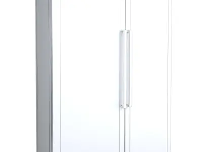 Restoration Hardware- Herringbone Cabinet-002 3D model