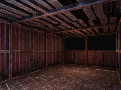 FREE Farm Building Storage 4K PBR Game-Ready Free low-poly 3D model