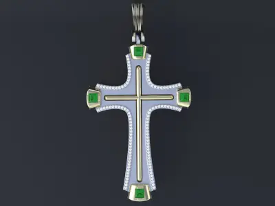 Orthodox cross  cnc model or  3D print model