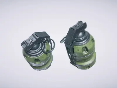 Sci Fi Grenade 3D model