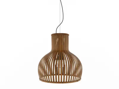 Lamp Rattan 5 3D model
