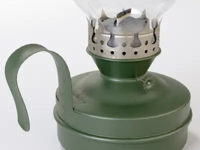 kerosene lamp 3D model 3