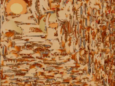 Solar Flame Ring with Citrine Center - Luxury 3D Model Low-poly 3D model