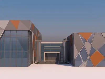 0032 - Art Center - 2021 - 01 - Design 01 - 2D Plans - 3D Files 3D model