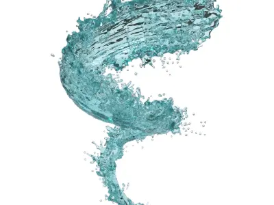 6 Water Splash Vol 7 3D model