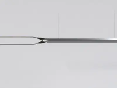 Futuristic Pendant Light 01 3D model