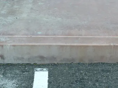 Concrete Sidewalk Curb 3D model