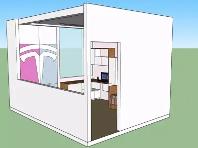 Study Room Free 3D model get