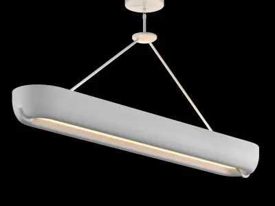 SEINE LINEAR CHANDELIER 72 3D model