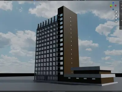 PREDIO COMERCIAL 3D 3D model