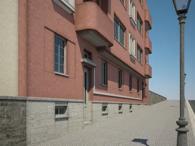 Apartment Building 14 3D model