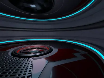 Sci Fi Room 3D model