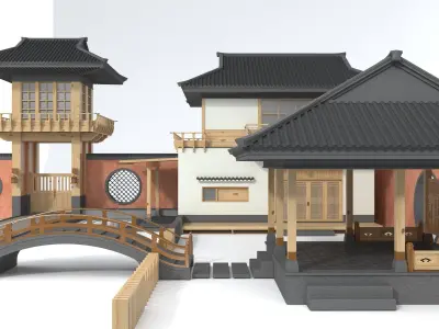 TRADITIONAL PIECES 3D model