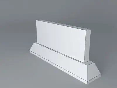Stone Sign Free 3D model