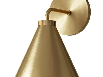 Korvi Iron Tapered Sconce 3D model