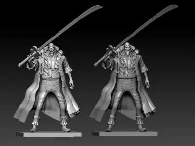 Squard - Whitebeard Pirates - One piece 3D print model