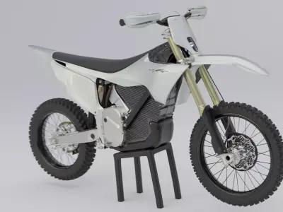high poly electric dirty bike 3Dmodel cinematic 3D model