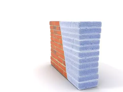 Rustic Brick Wall model pack Low-poly 3D model shop