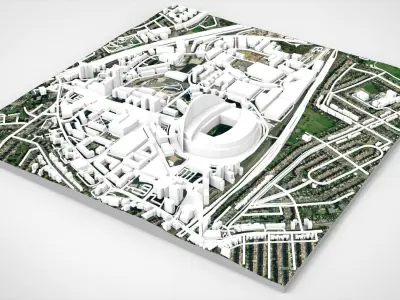 Wembley Stadium London England 3D model