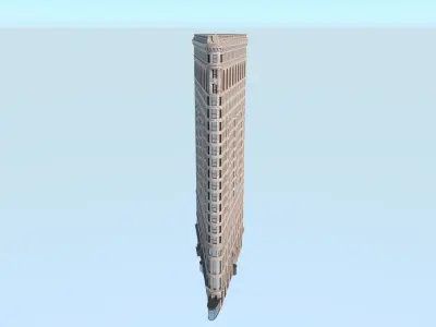 Flatiron Building Low-poly 3D model