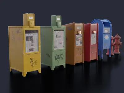 Street Assets 3D model