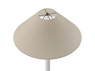 RH Pesaro Floor Lamp - Elegant Modern Lighting Design 3D model