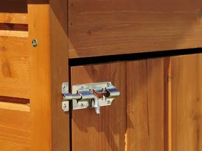 Tongue and Groove Apex Wooden Tool Shed 3D model