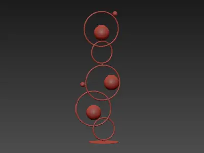 VeniceM Zoe Floor Light by Massimo Tonetto 3D model