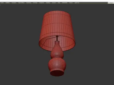 Bungalow 5 Emilia Table Lamp Base Low-poly 3D model