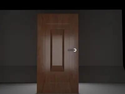 a basic door no bs 3D model