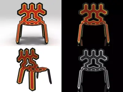 Nanook Chair 3D model