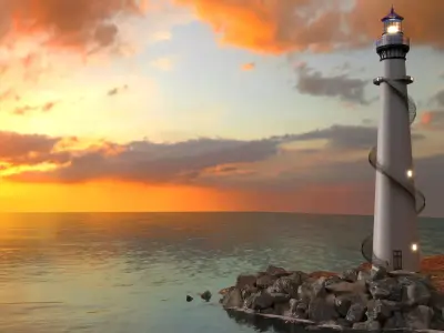 Light House Free 3D model