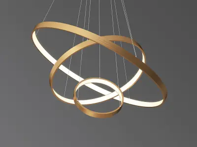 Ring Chandelier Collection  3D model