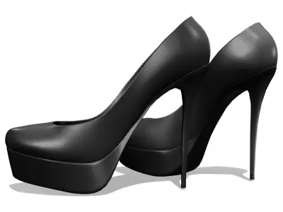 Ladies Classic Stilettos V2 Low-poly 3D model