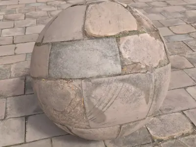 Block Paving 03 - Photogrammetry based Environment Texture Texture