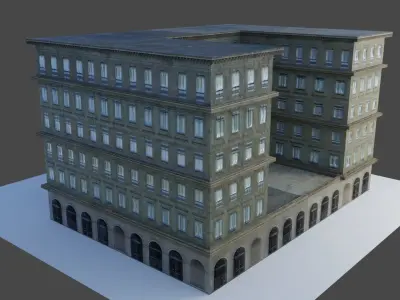 Building Low-poly 3D model