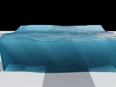 Realistic caustics material Texture