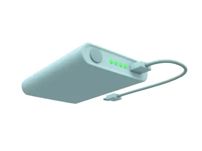 Power Bank Icon v1 004 Low-poly 3D model