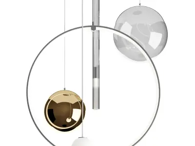 Cattelan Italia BIARRITZ Hanging lamp 3D model