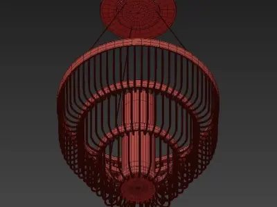 TARTE TIERED CHANDELIER 3D model