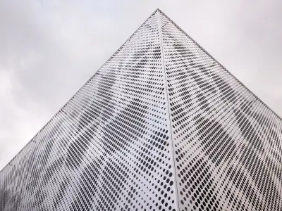 perforated metal panel N18 3D model