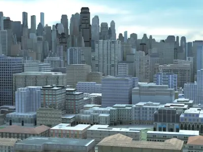 Big City 47 3D model