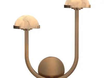 PEDRA DOUBLE SCONCE 3D model
