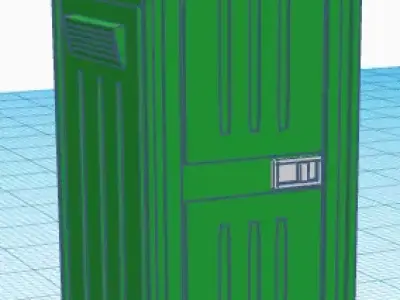 Porta-Potty The Royal Flush Free 3D print model