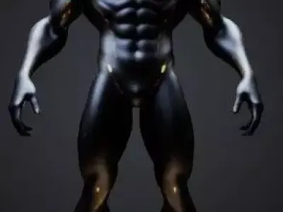 Alien 3D model 4