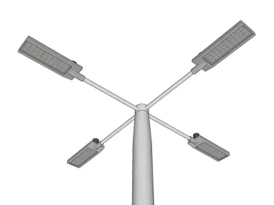 Light Pole - Lamp Post 03 3D model