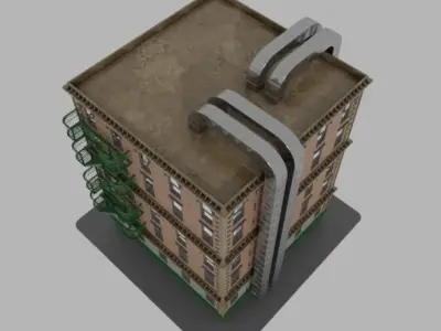 Classic old building 3D model