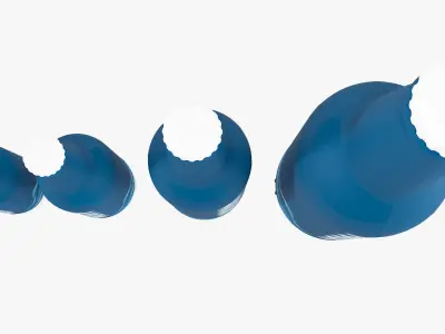 Bottle inflatable Axion 3D model