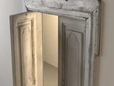 Old Door from Italy 3d model Low-poly 3D model
